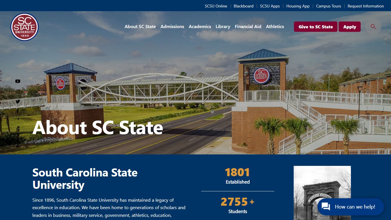 About SC State - SC State University - South Carolina State University